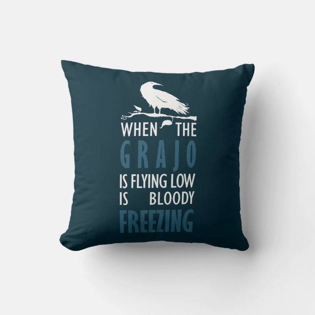 Cuando el grajo vuela bajo cushion (Front)