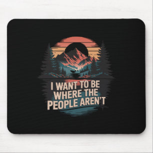 Cub Camping Hiking Scouting Gifts Retro Vintage I Mouse Pad