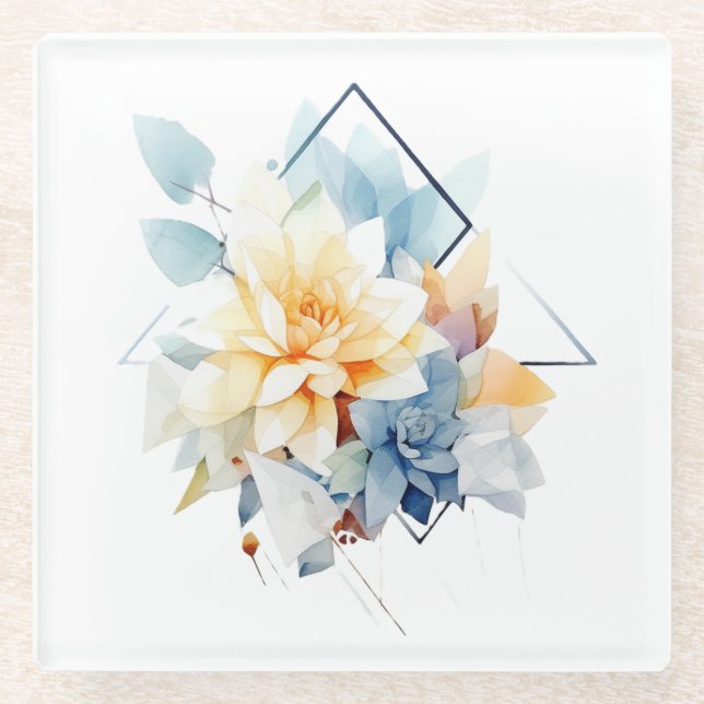 Cub-Flower: Wedding Coaster (Front)