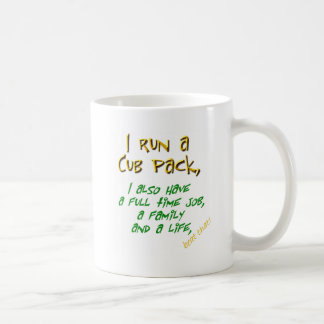 cub leader green coffee mug