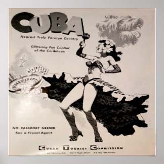Cuba 1950's Black & White Print
