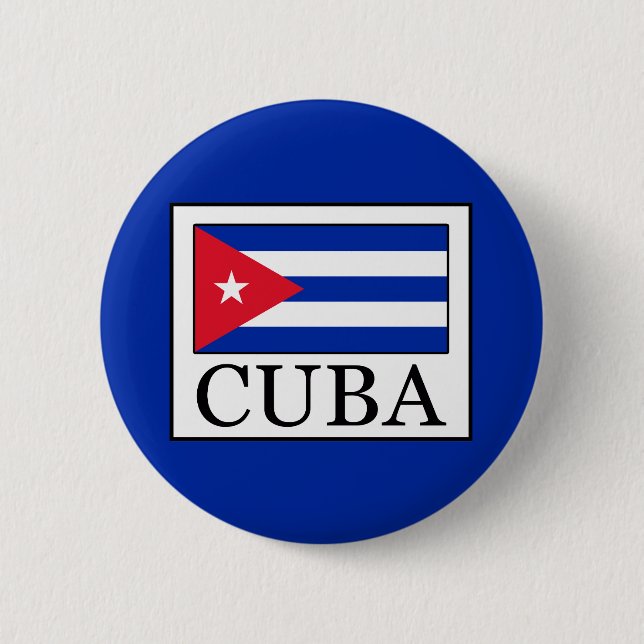 Cuba 6 Cm Round Badge (Front)