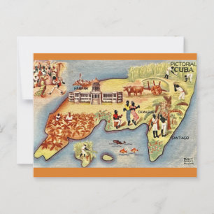 Cuba - An artist's View Postcard