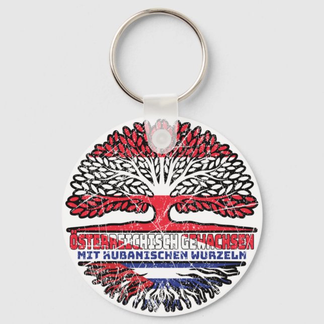 Cuba Austrian Baum Key Ring (Front)