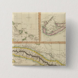 Cuba, Bahama I, Bermudas 15 Cm Square Badge