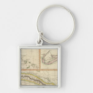 Cuba, Bahama I, Bermudas Key Ring