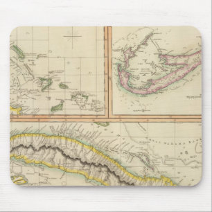 Cuba, Bahama I, Bermudas Mouse Pad