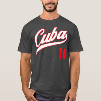 Cuba Baseball Remera Beisbol Cuban Jersey 10 1  T-Shirt