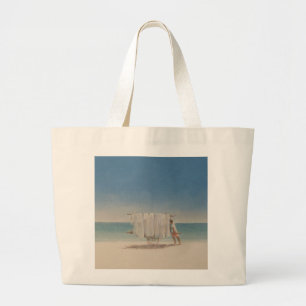 Cuba Beach Seller 2010 Large Tote Bag