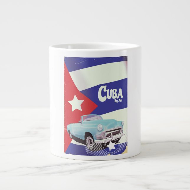 Cuba by Air Large Coffee Mug (Front)