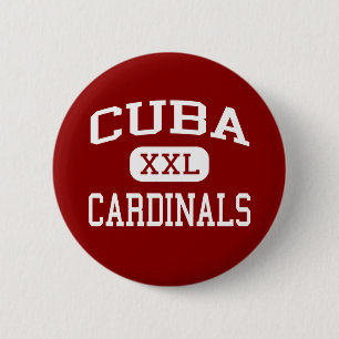 Cuba - Cardinals - Senior - Cuba Illinois 6 Cm Round Badge