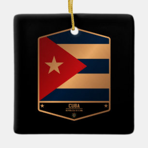 Cuba Ceramic Ornament