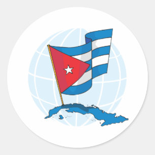 Cuba Classic Round Sticker