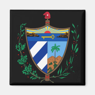 cuba coat of arms magnet