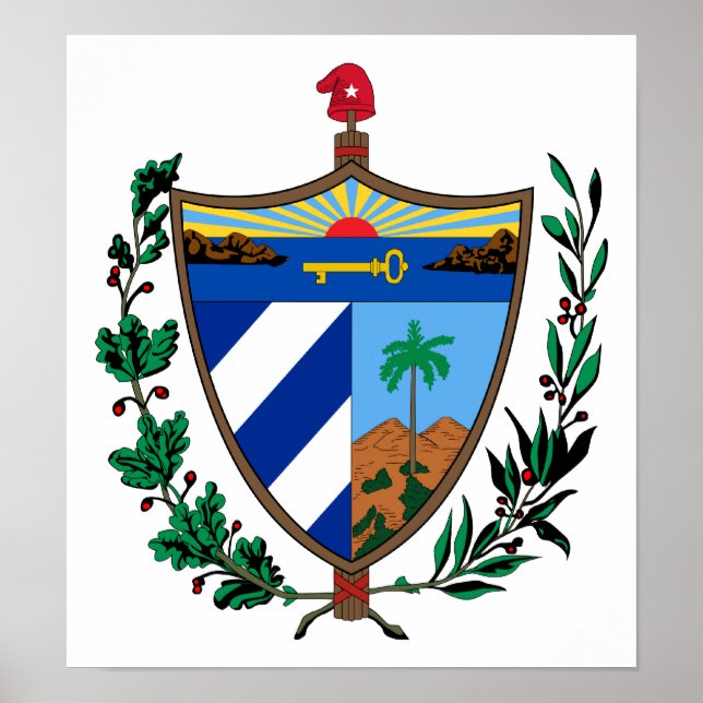 Cuba Coat Of Arms Poster (Front)