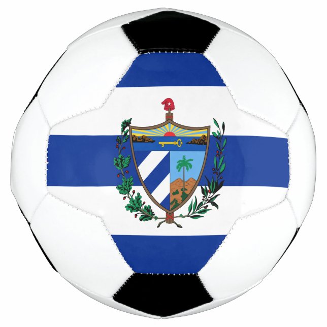 cuba coat of arms soccer ball (Front)