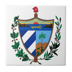 Cuba Coat Of Arms Tile