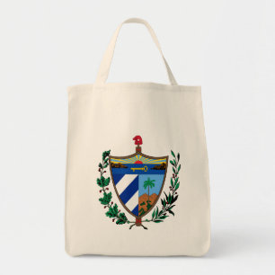 cuba coat of arms tote bag