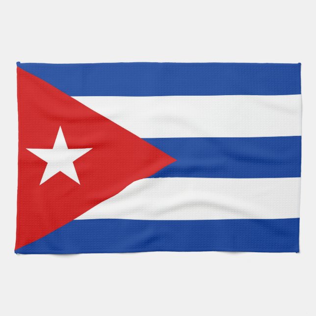 cuba country flag towel (Horizontal)