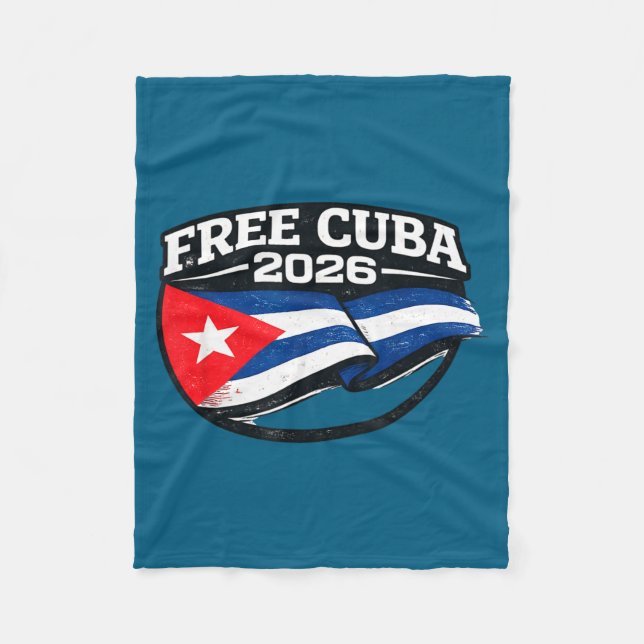 Cuba Cuba Libre Donroe Doctrine Design Fleece Blanket (Front)
