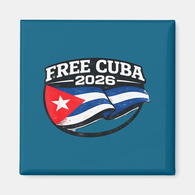 Cuba Cuba Libre Donroe Doctrine Design Magnet (Front)