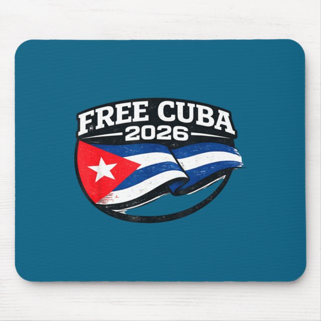 Cuba Cuba Libre Donroe Doctrine Illustration Mouse Pad (Front)