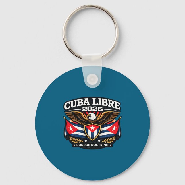 Cuba Cuba Libre Donroe Doctrine Key Ring (Front)