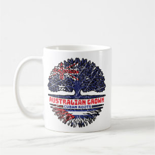 Cuba Cuban Australian Australia Tree Roots Flag Coffee Mug