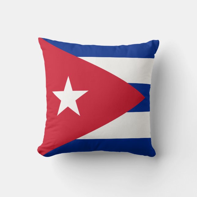 Cuba (Cuban) Flag Cushion (Front)