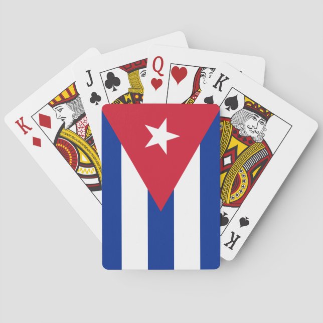 Cuba (Cuban) Flag Playing Cards (Back)