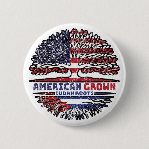 Cuba Cuban US American USA United States Tree 6 Cm Round Badge