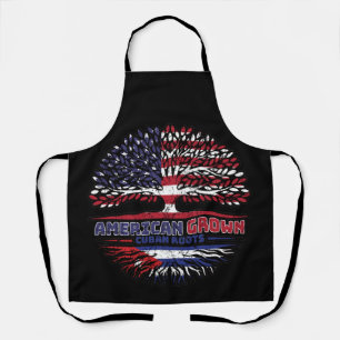 Cuba Cuban US American USA United States Tree Apron