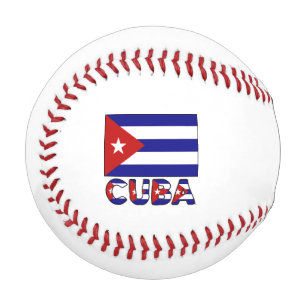 Cuba Dark Blue Cuban Flag Black Personalisation Baseball