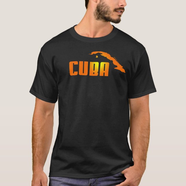Cuba DJ T-Shirt - Sunshine Logo (Front)