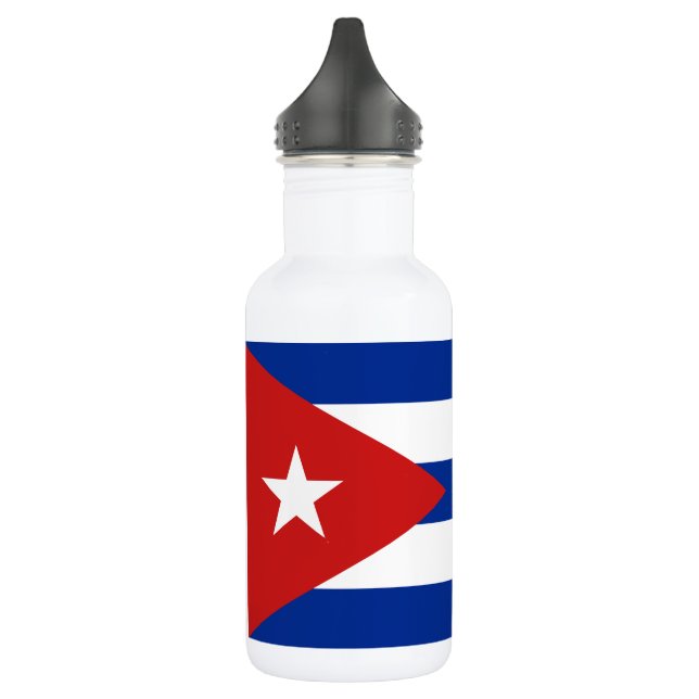 Cuba Flag 532 Ml Water Bottle (Left)