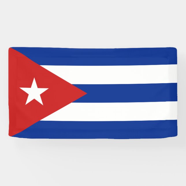 Cuba Flag Banner (Horizontal)