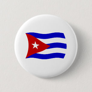 Cuba Flag Button