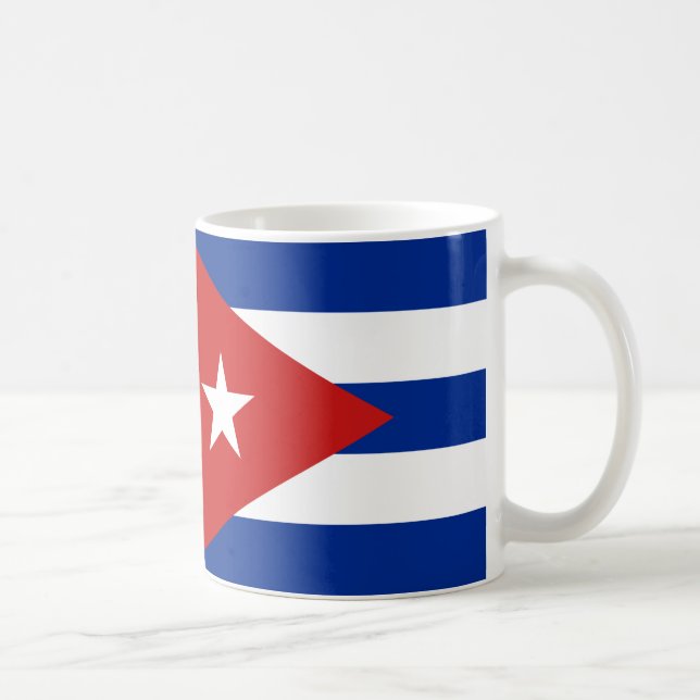 Cuba Flag Ceramic Mug (Right)