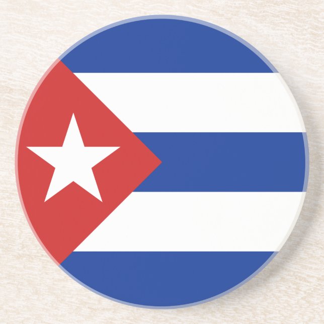 Cuba Flag Coaster (Front)