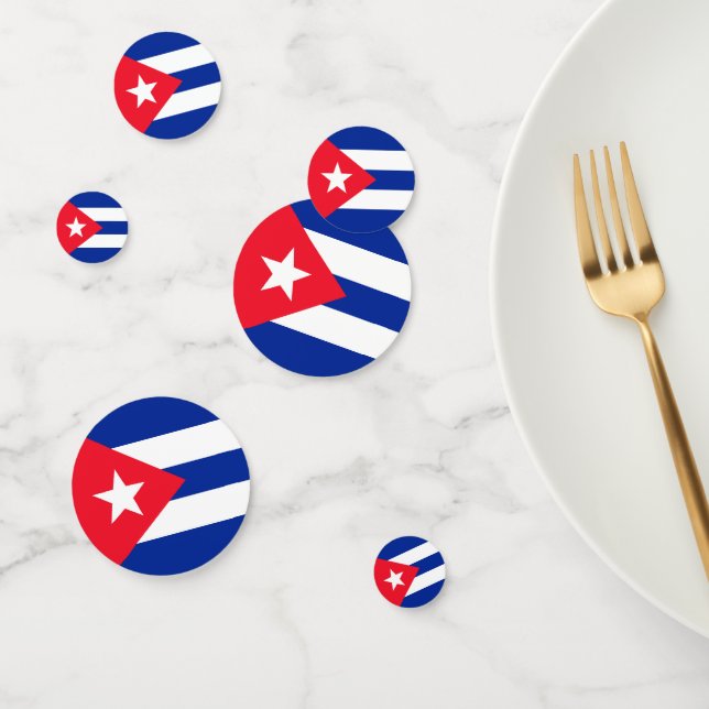 Cuba flag confetti (Group)