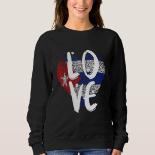 Cuba Flag Cuban   Cubano Pride Sweatshirt