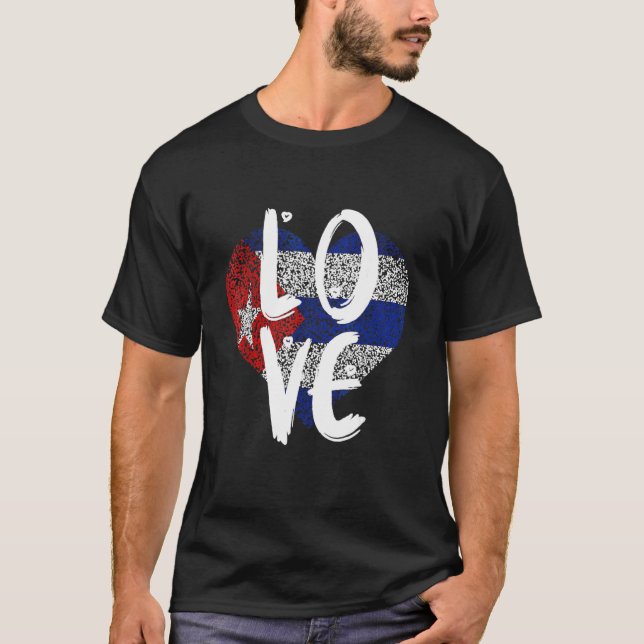 Cuba Flag Cuban   Cubano Pride T-Shirt (Front)