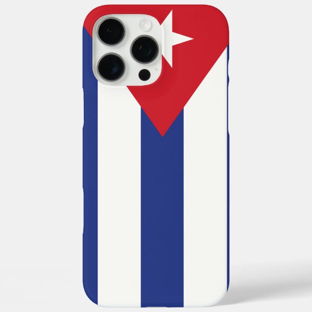 CUBA Flag Customisable  Case-Mate iPhone Case (Back)