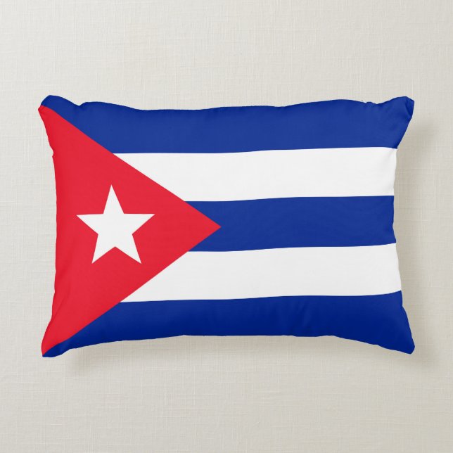 Cuba flag decorative cushion (Front)
