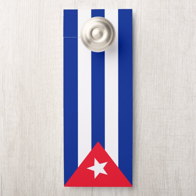 Cuba flag door hanger (On Knob)