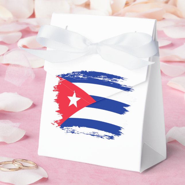 Cuba flag favour box (Wedding)