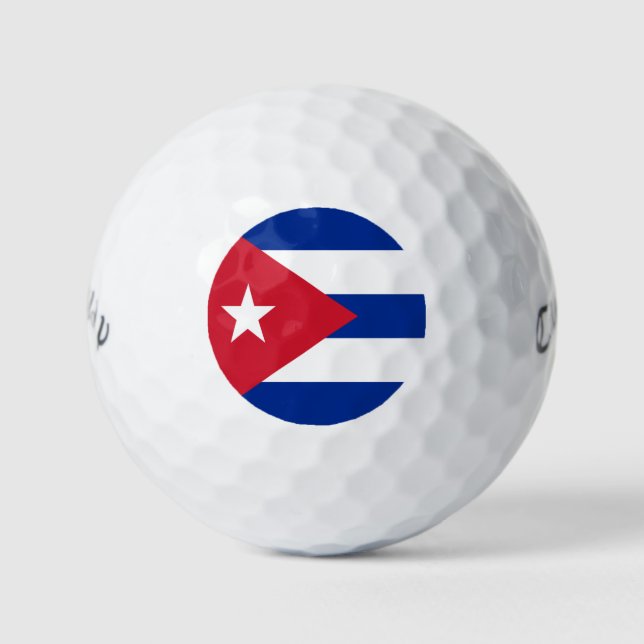 Cuba flag       golf balls (Front)