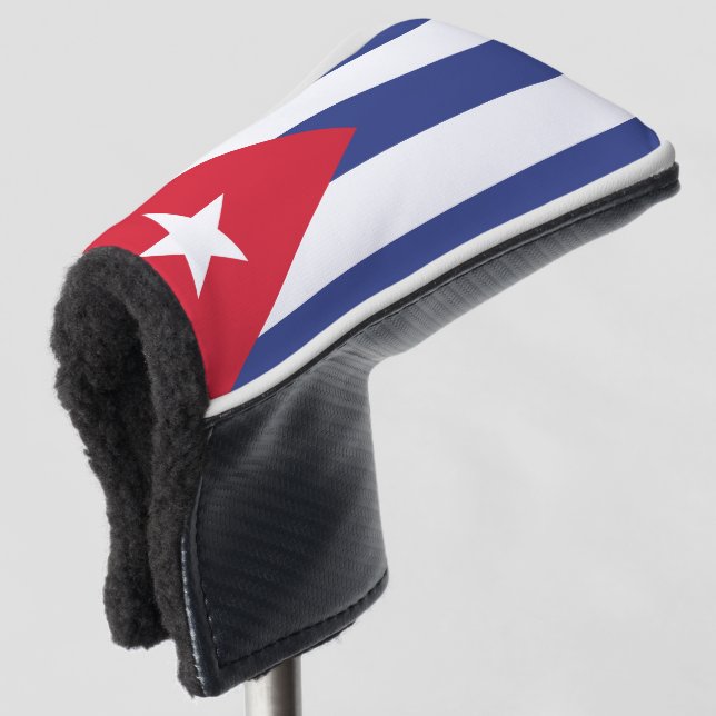 Cuba Flag Golf Head Cover (3/4 Front)