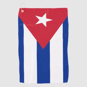 Cuba flag golf towel