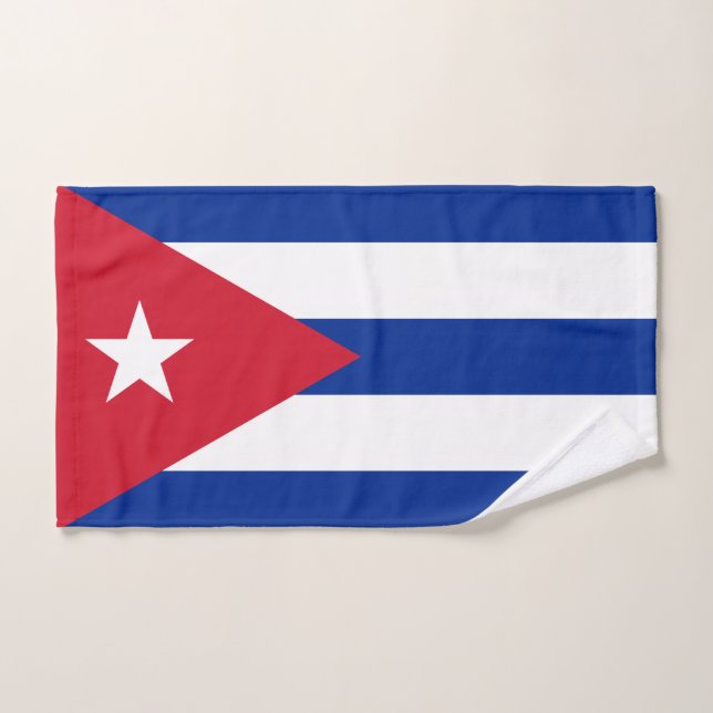 Cuba Flag Hand Towel (Hand Towel)
